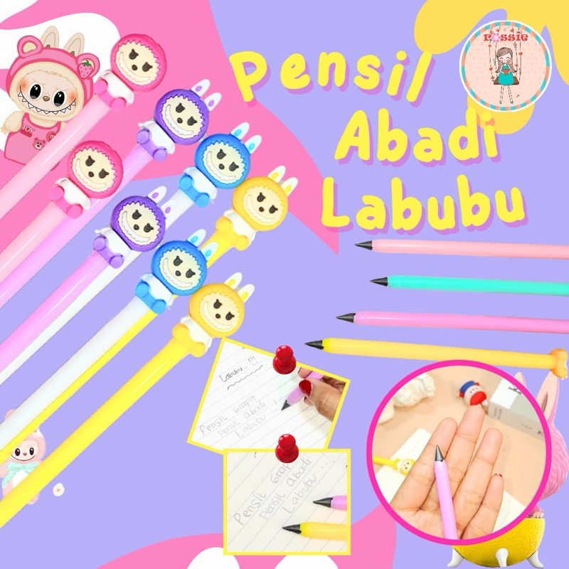 

Pensil Abadi Labubu/Pensil labubu Lucu/Pensil Eternal HB Labubu Pencil Tanpa Batas Pensil Ajaib Tanpa Rautan/Pensil Abadi Mekanik/Eternal Pencil labubu Kuromi Cinnamoroll My Melody Pochacco Pompurin Little Twin Star