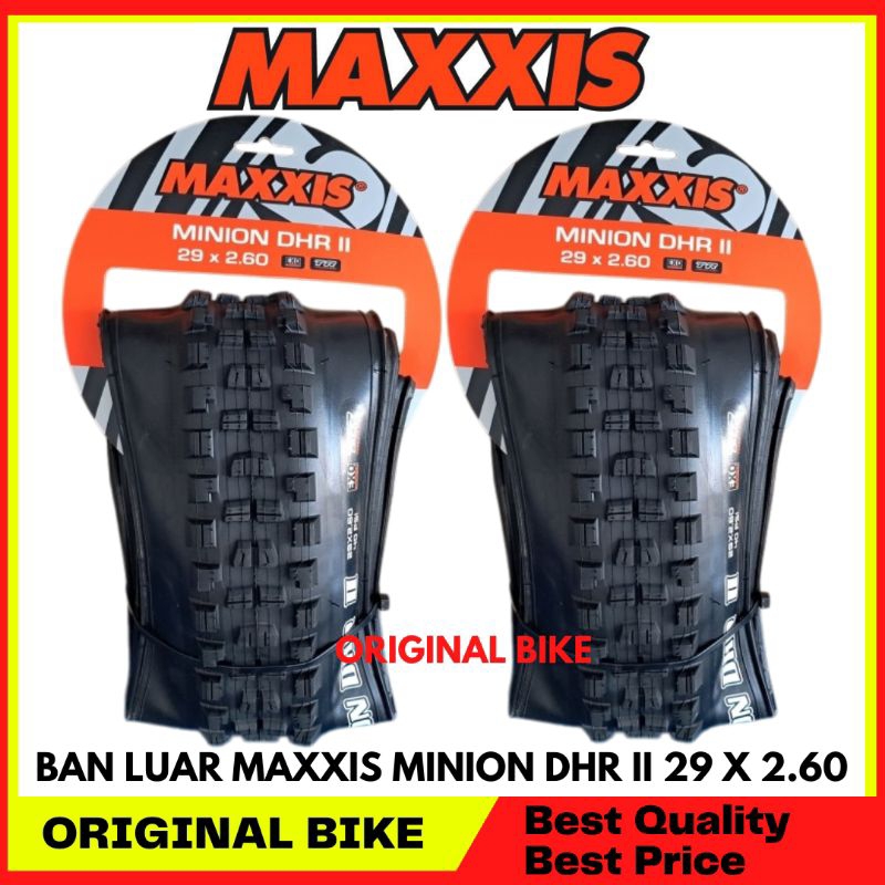 Ban Luar Sepeda MAXXIS MINION DHR II 29 X 2.60 Tubeless Ready