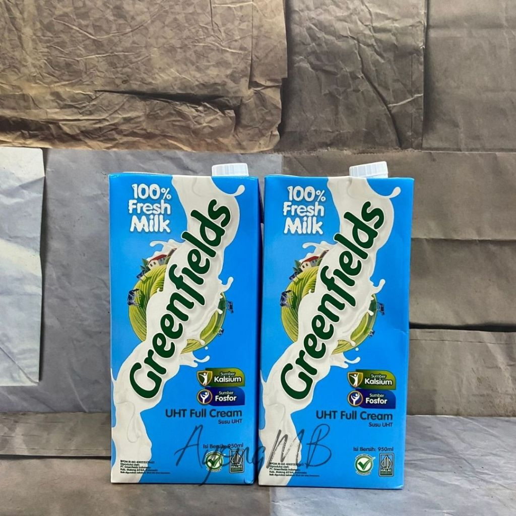 

GREENFIELDS UHT FULL CREAM MILK 950ML SUSU CAIR GREENFIELDS