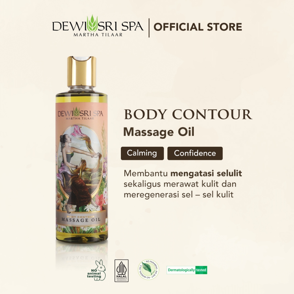 Dewi Sri Spa Body Contour Massage Oil