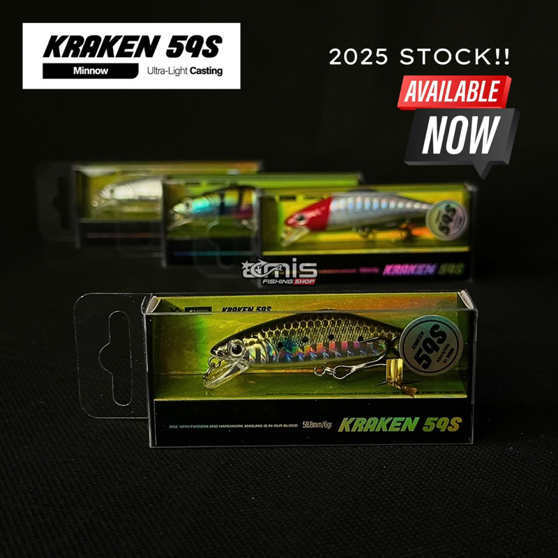 EXODUS Kraken 59s Lure Umpan Casting Minnow UL