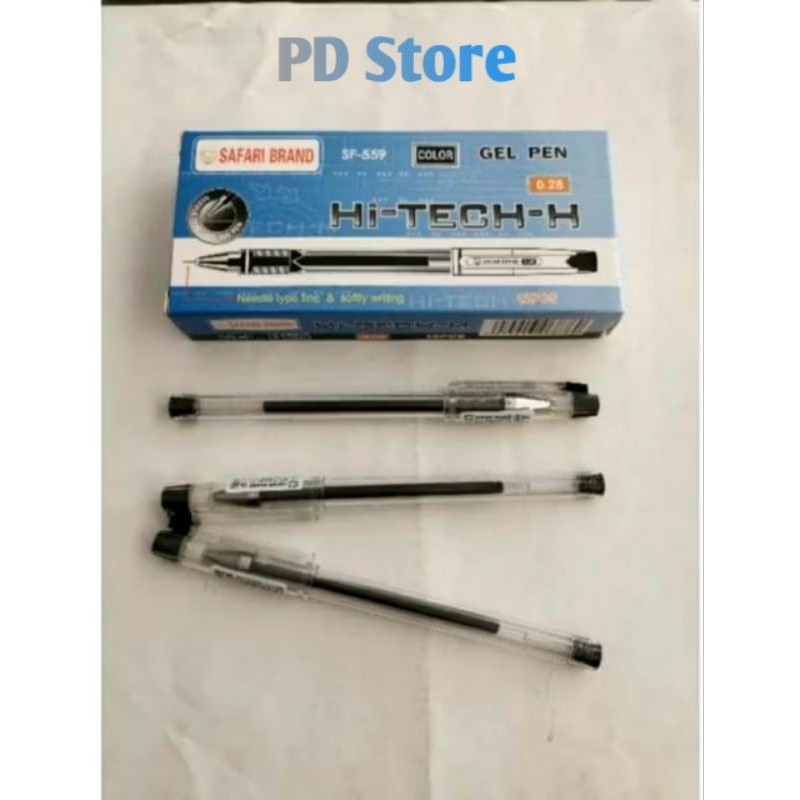 

Pulpen Hi Tech H Safari Brand Tinta Hitam 1 Box