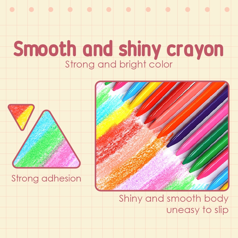 

GOOMOON - CRAYONLAB SET KRAYON TAHAN AIR CRAYON MENGGAMBAR SET CRAYON COLOURING