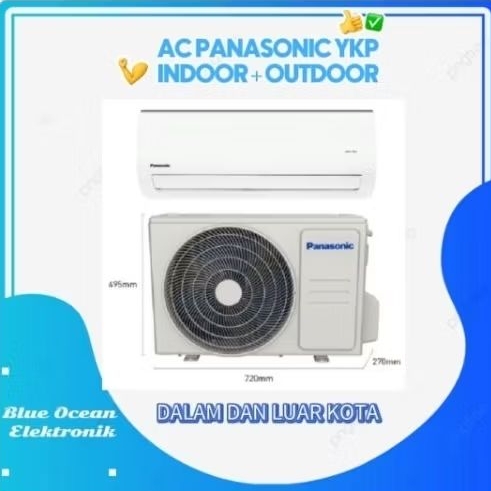 AC Panasonic YKP Indoor + Outdoor
