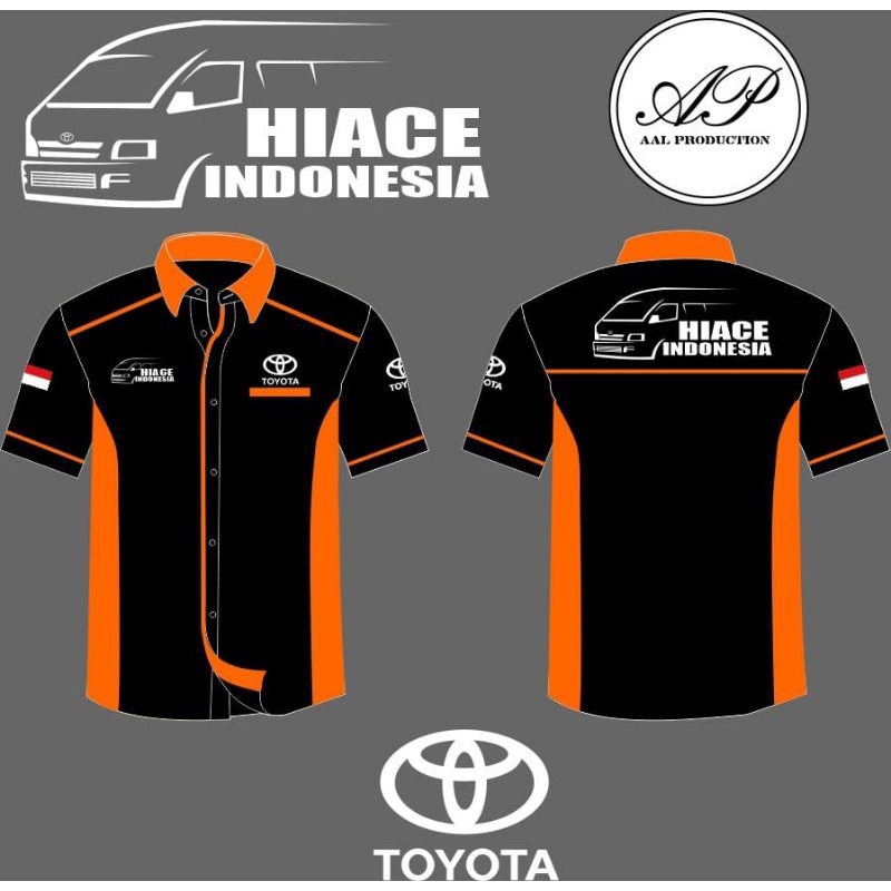 KEMEJA HIACE INDONESIA FULL BORDIR