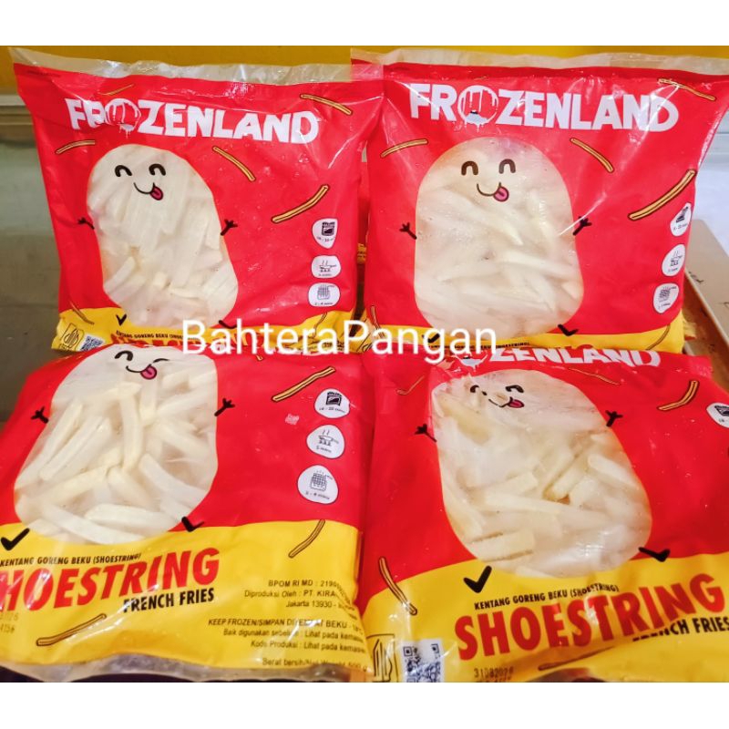 

Kentang Goreng Frozenland 500 gr | Kentang Shoestring French Fries