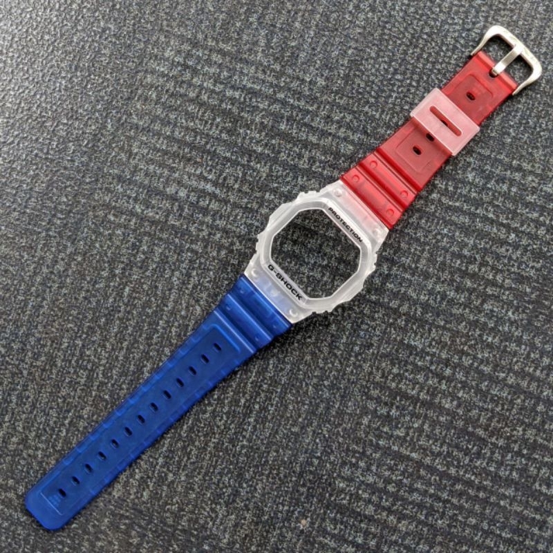 BNB BAND BEZEL CASIO GSHOCK G SHOCK DW 5600 GW B5600 DW 5030 GRX GWX GB 5600 MERAH PUTIH BIRU