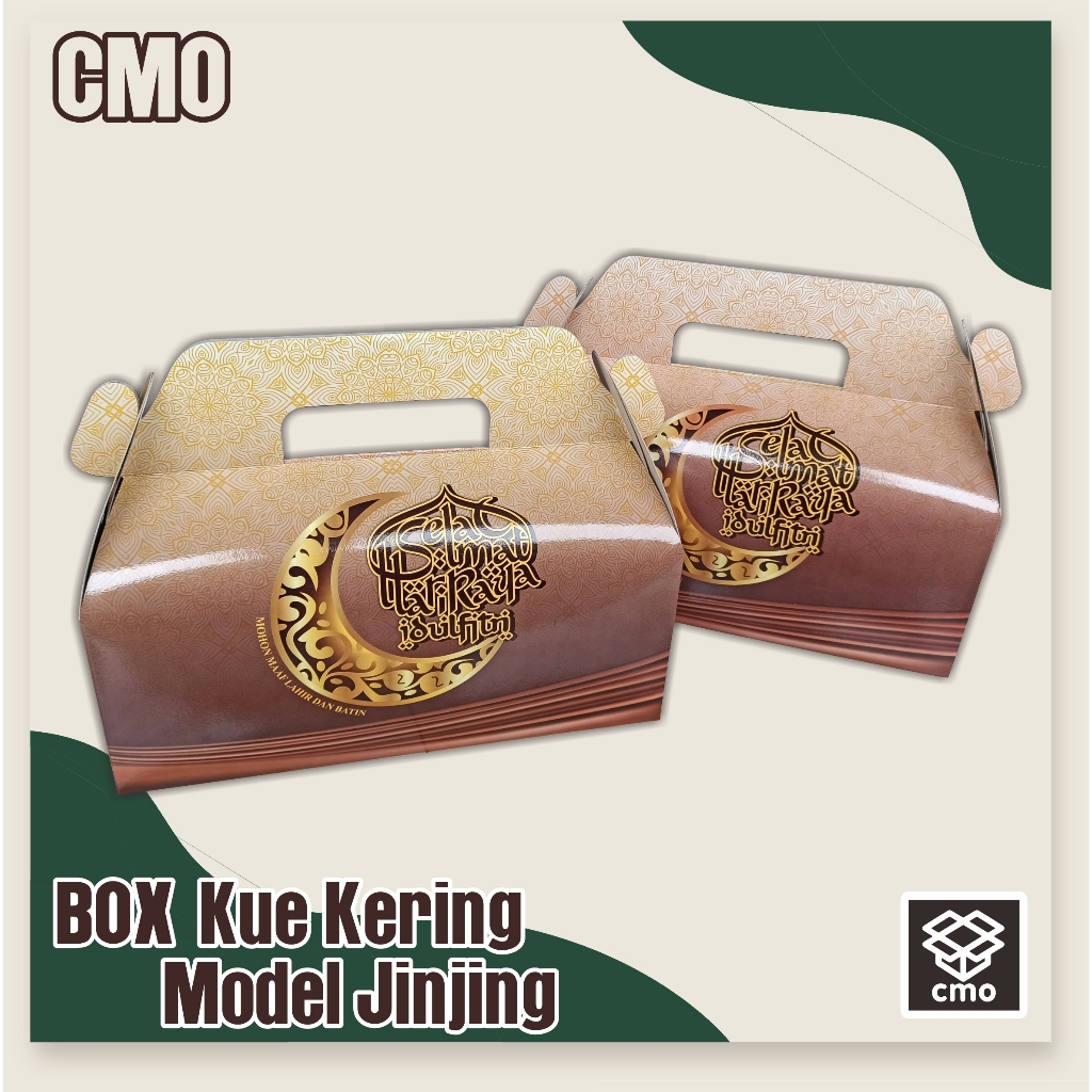 

Box Kue kering 28x9,5x11 cm Jinjing ( KUKER 500ML isi 3 Toples Tabung) Box kue kering isi 3/BoxParcel/kemasan/boxidulfitri