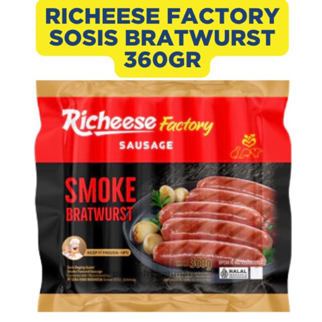 

Sosis Richeese Bratwurst 360gr Rak Sayur Padang Belanja Online Mudah