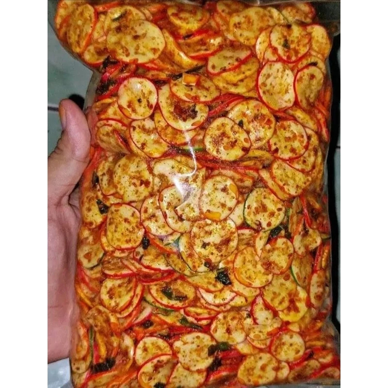 

Sebring Pedas Daun Jeruk Isi 500gr / Seblak kerupuk bawang pedas daun jeruk 500.gram - Cemilan Viral