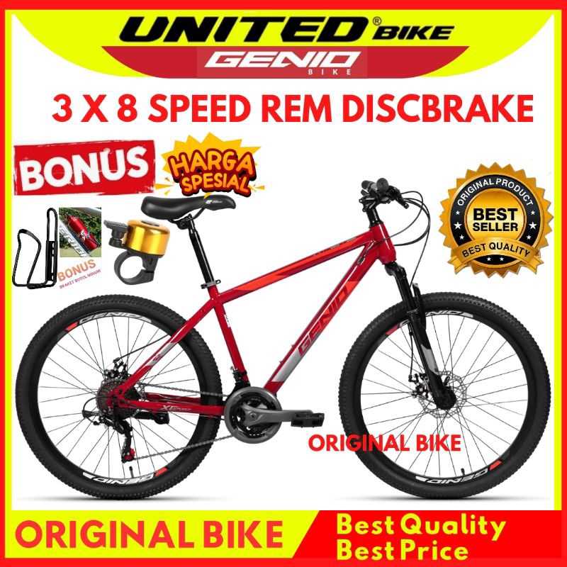 Sepeda Gunung MTB 26 27,5 Genio M341/M3411 by Unitedbike