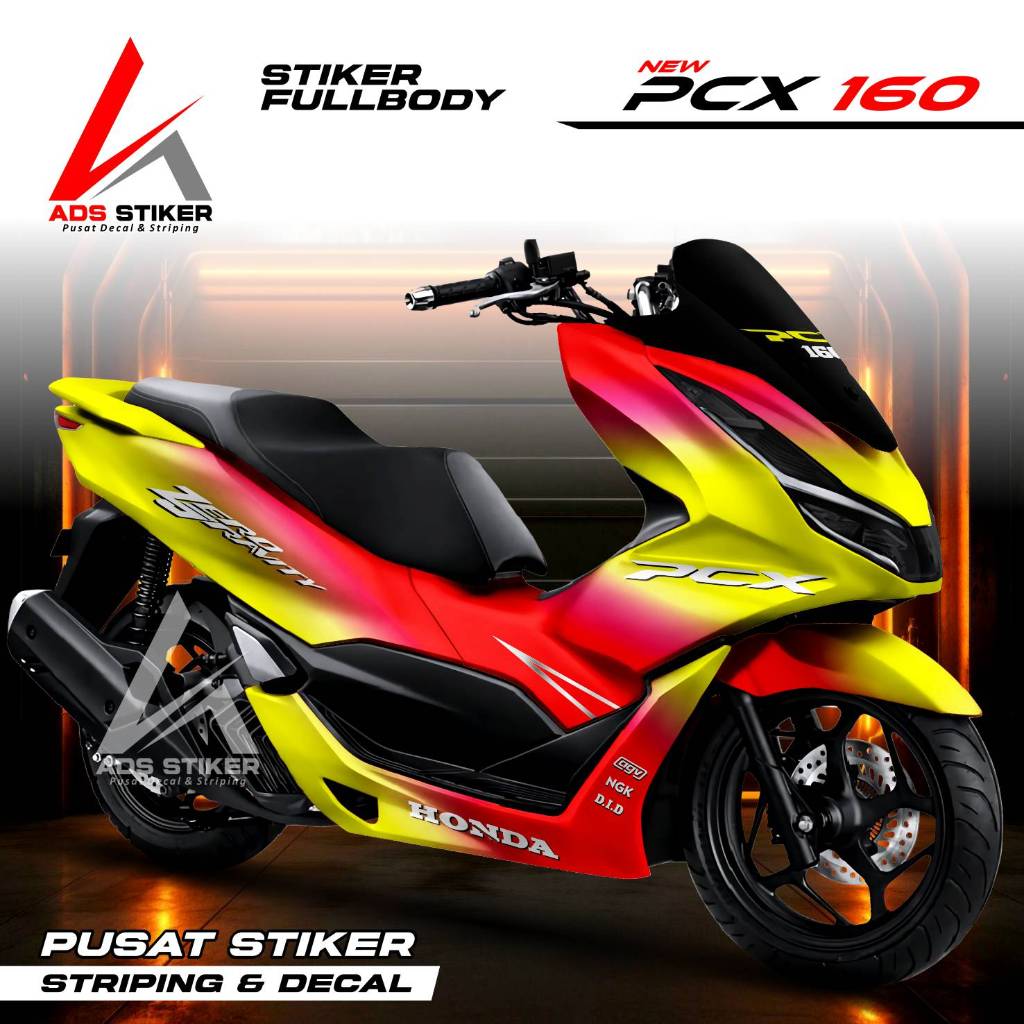 Decal PCX 160 Motif Bunglon - Stiker PCX160 Fullbody - Terlaris