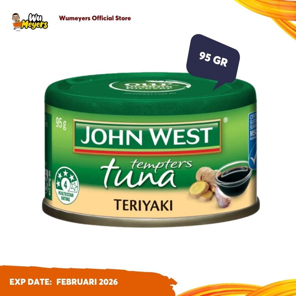 

John West Tempters Tuna Teriyaki 95gr / Ikan Tuna Kaleng