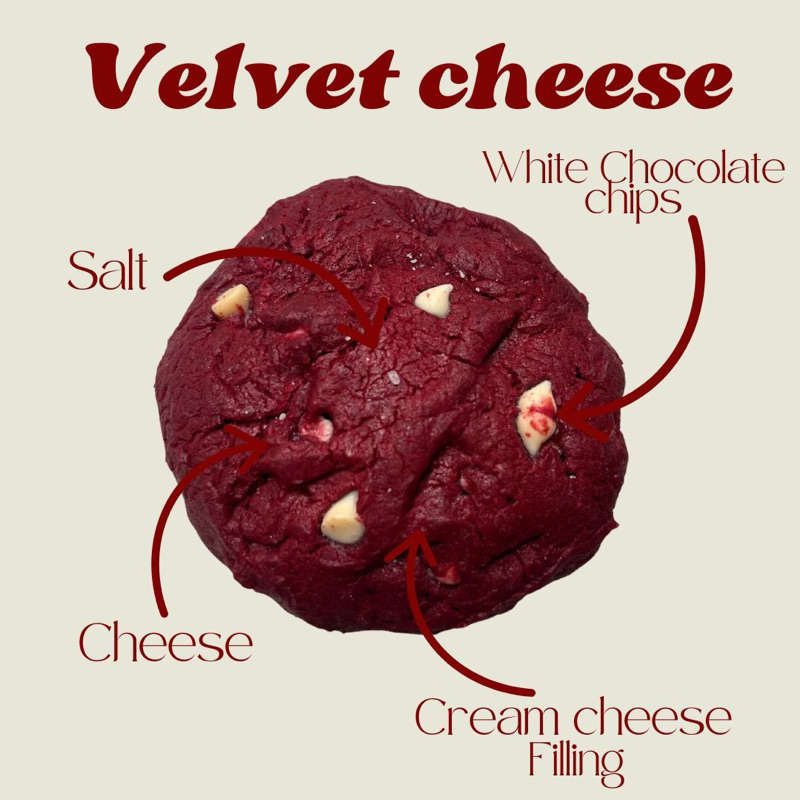 

Soft Cookies VELVET CHEESE
