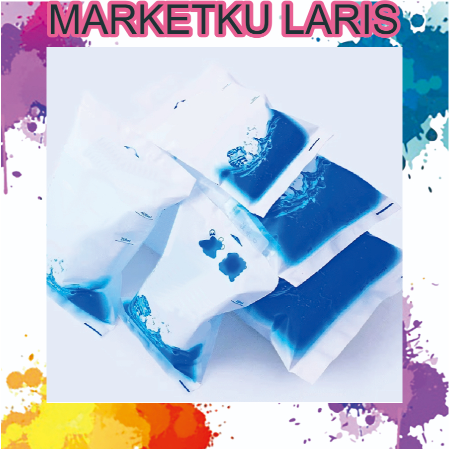 MKL Thermafreeze Ice Gel Lembaran Pack Bag 100 200 400 600ml Cooler Dry Ice Thermal Pack Jelly Kanto
