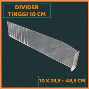 

Divider T Shape 10cm Pembatas Rak Display