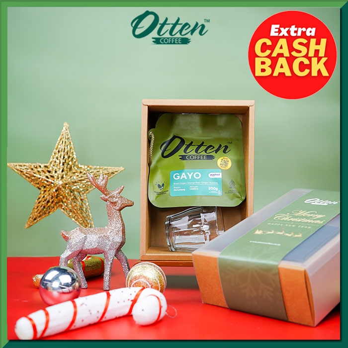 

Hampers Gift Box Christmas and New Year Kopi - Bingkisan Hadiah Souvenir Kado Otten Coffee