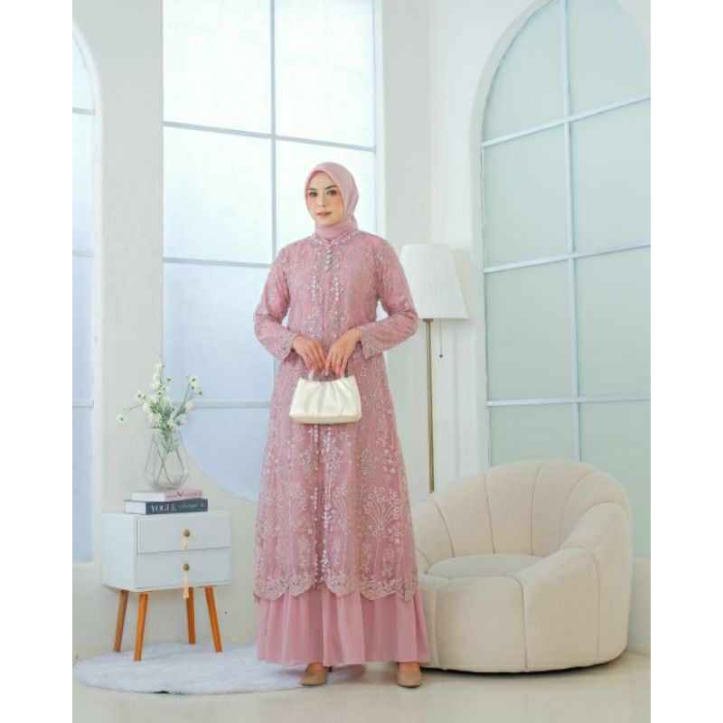 umakebaya / gamis Kanaya / dress mewah / gamis model terbaru / baju kondangan / baju wisuda / baju m