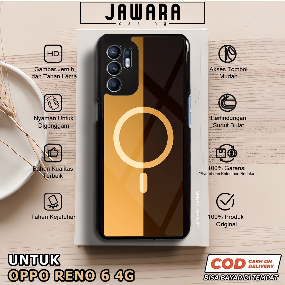 Case Oppo Reno 6 4G Casing Oppo Reno 6 4G [MAGS] Premium Case Glossy Case Hp Oppo Jawara Casing Hp O