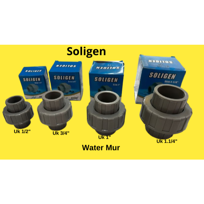 soligen water mur polos / tanpa drat