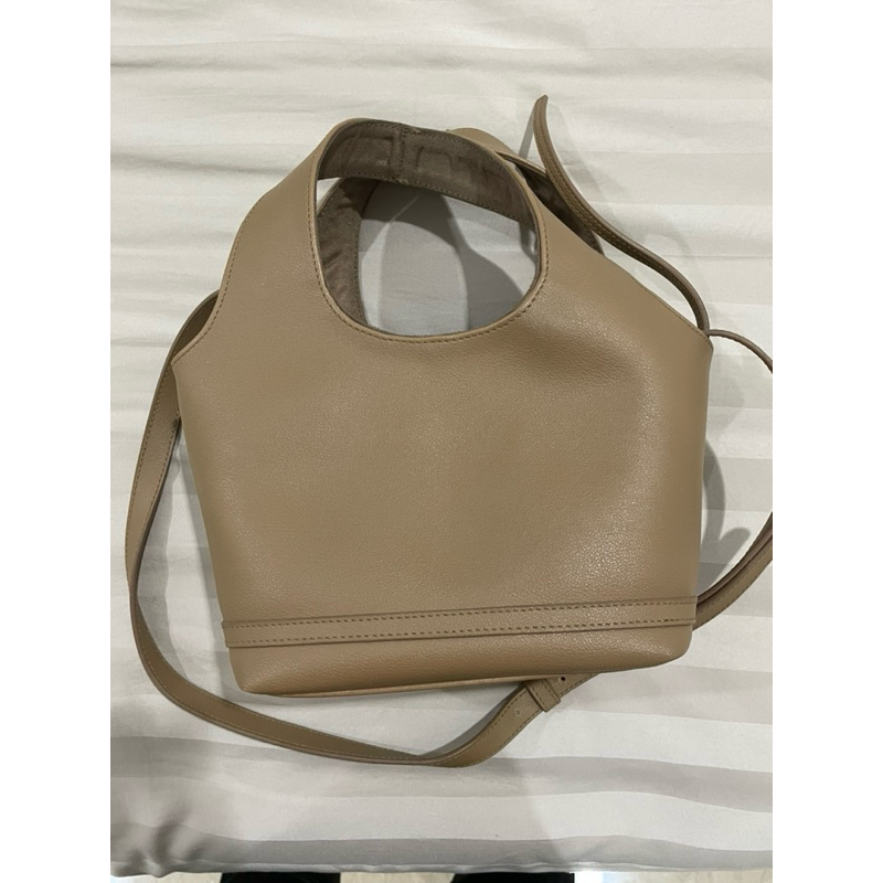 PRELOVED roosy x gel angelica mini sol bag sling bag tas selempang coklat brown wanita woman