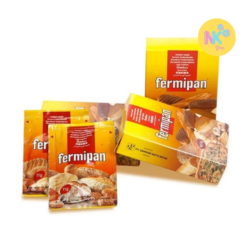 

Fermipan Ragi Instan 11gr - 1 box isi 4 pcs