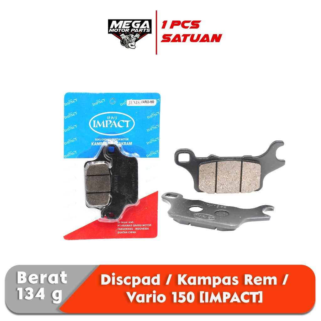 [IMPACT] Discpad/Kampas Rem Depan Vario 150 / Vario 125 LED NEW