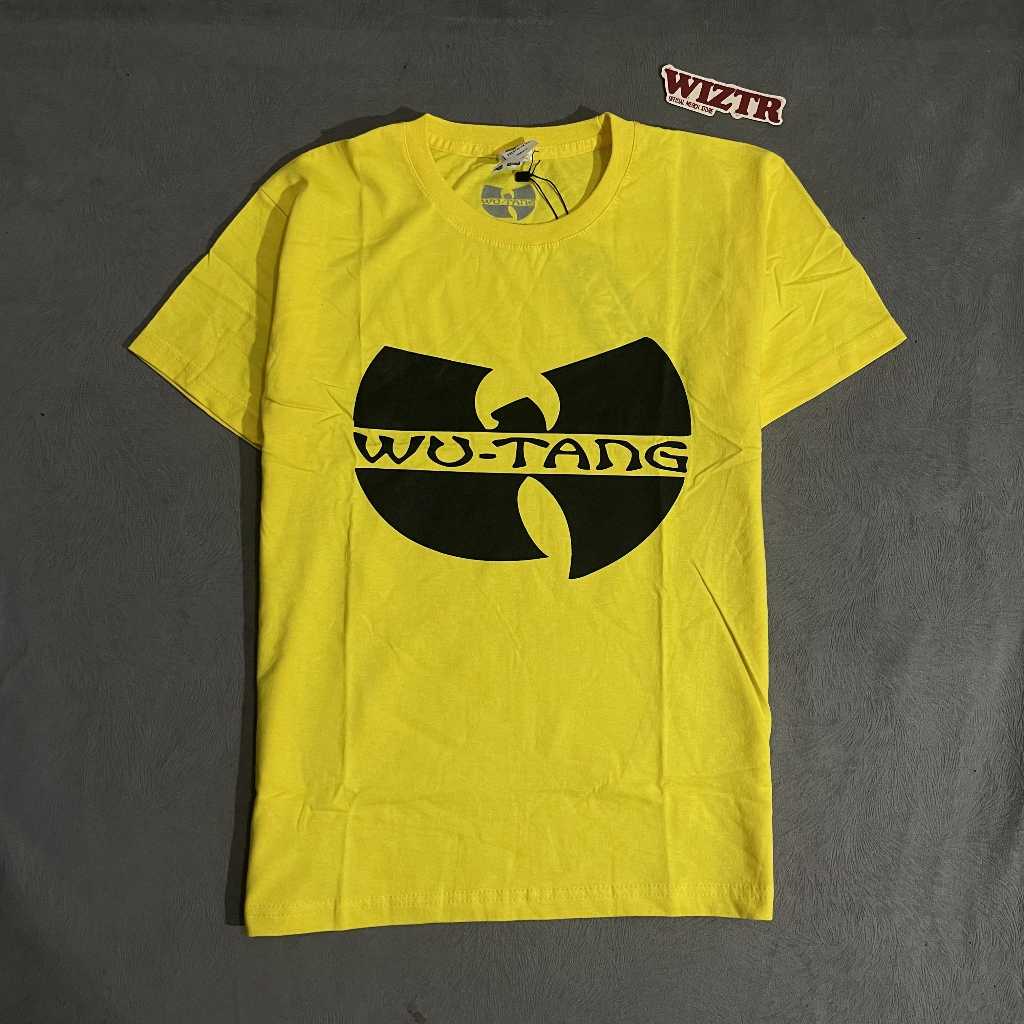 T Shirt Band Official WU TANG CLAN - LOGO KIDS (YELLOW) Original