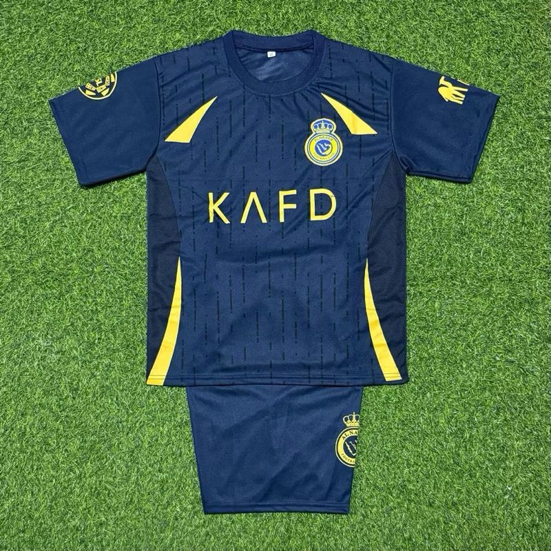SETELAN BAJU BOLA ANAK TERBARU / BAJU BOLA ANAK LAKI LAKI AL NASSR RONALDO TERBARU
