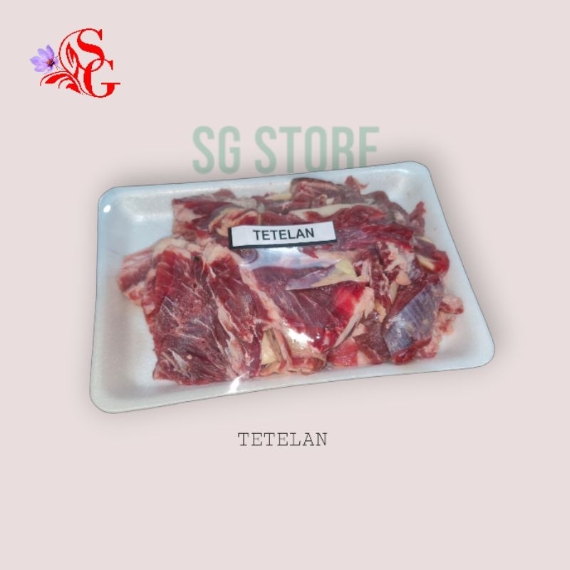

Daging Tetelan Sapi 1kg - SGFood