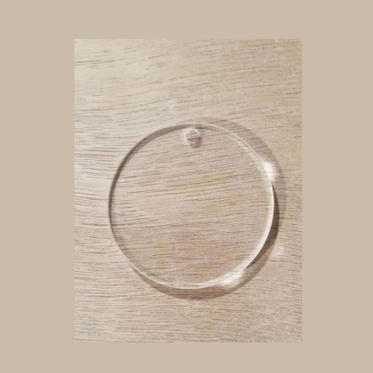 

bulatan akrilik/lingkaran akrilik (Lubang)