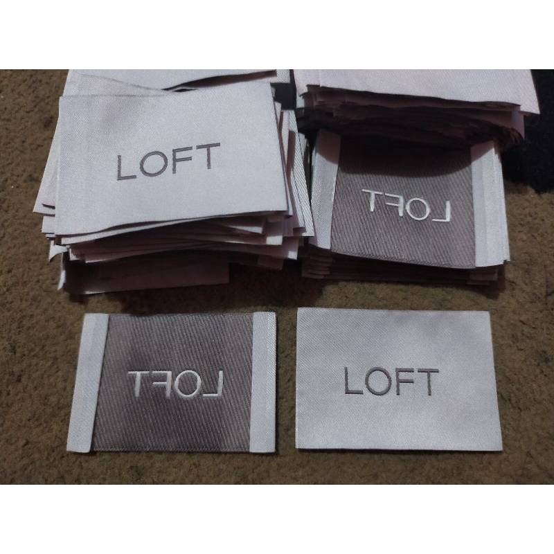 

tag label main label tag pakaian uk. (3,5x5,5)cm