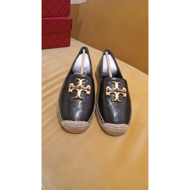Tory Burch Shoes Eleanor Espadrille Black