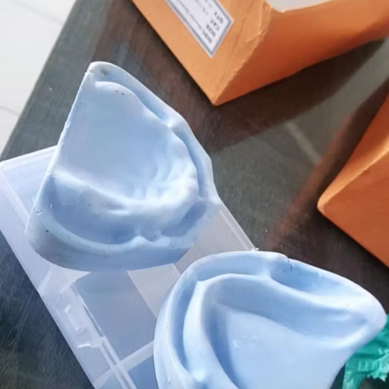 Dental model study gips / model gigi gips / gigi edentulous / model bergigi / model ompong/ model st