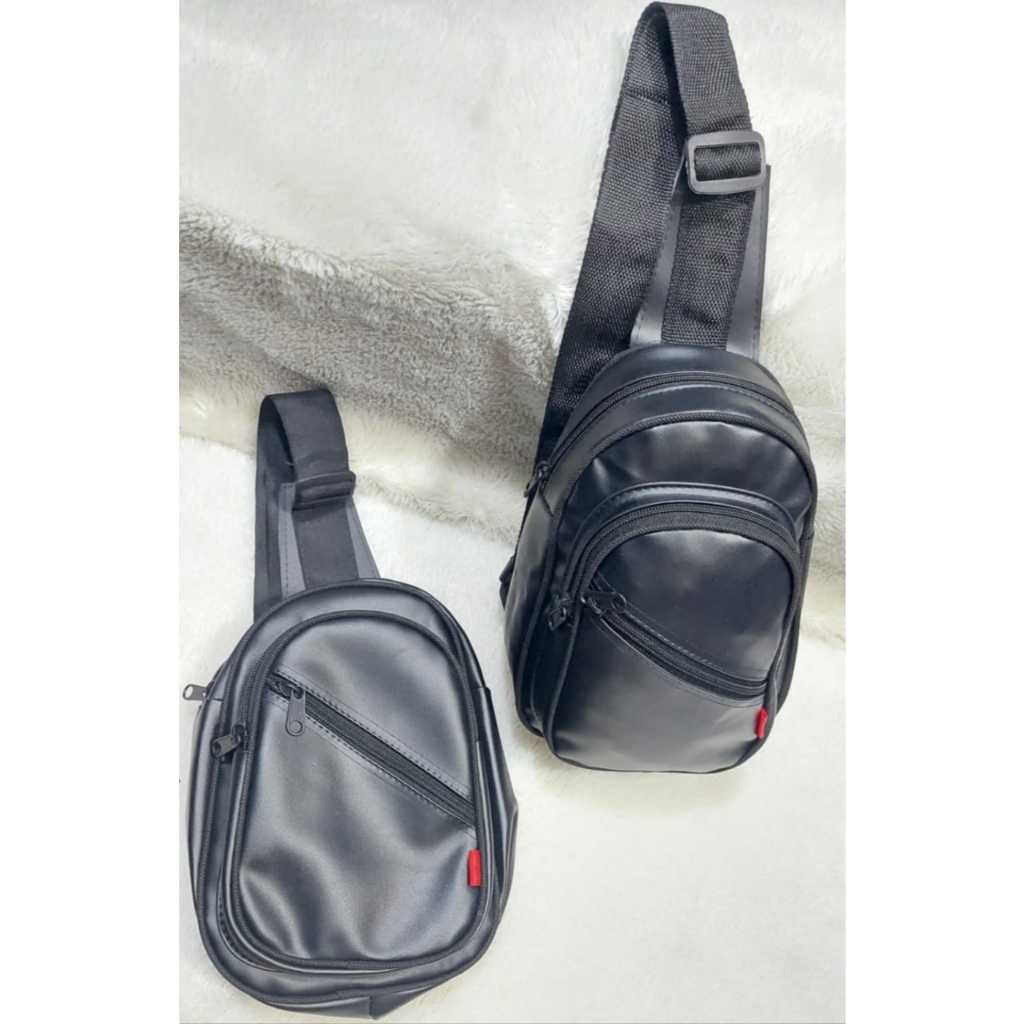 TAS SELEMPANG PRIA - TAS BOTOL POLOS BAHAN KALAF - TAS PUNDAK - SLINGBAG TERMURAH