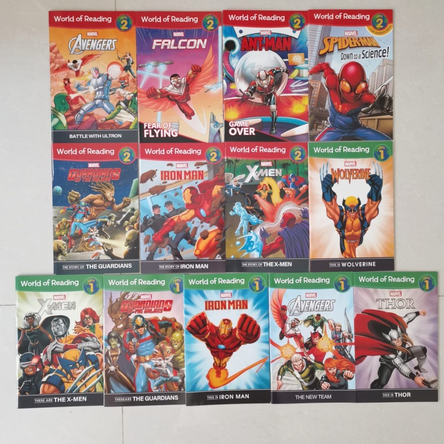 Marvel English buku anak anak.