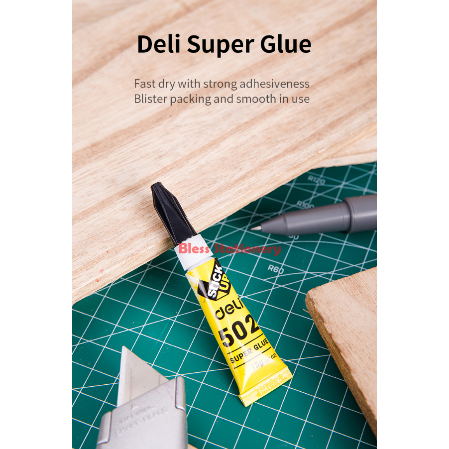 

Super glue DELI lem super power glue general use lem serbaguna