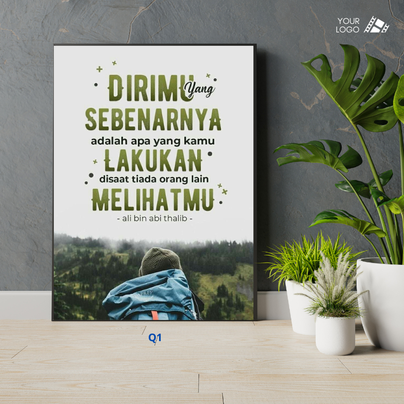 Galeri OVINKA - (ISLAMIC QUOTES) HIASAN DINDING AESTHETIC QUOTES ISLAM DEKORASI DINDING WALL DECOR M