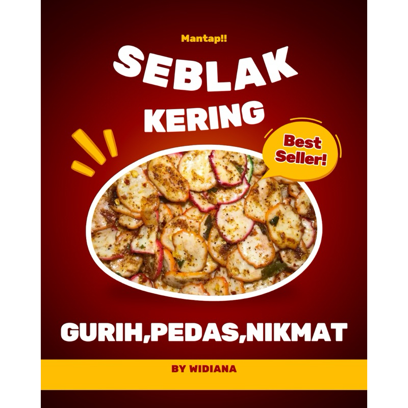 

Seblak Kering Gurih Pedas Nikmat-BY WIDIANA