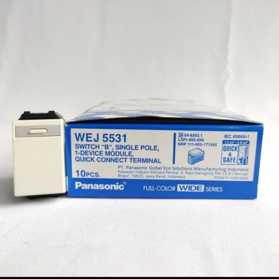 Panasonic Mata Saklar 1 Arah WEJ5531 WEJ 5531