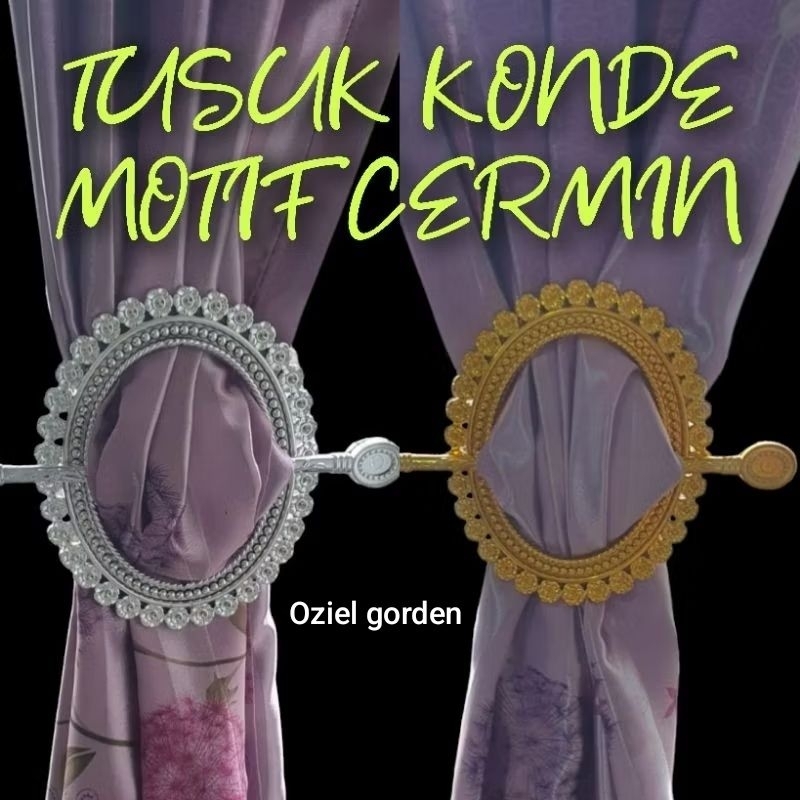 Tusuk konde gorden/pengikat gorden motif oval#bulat#love