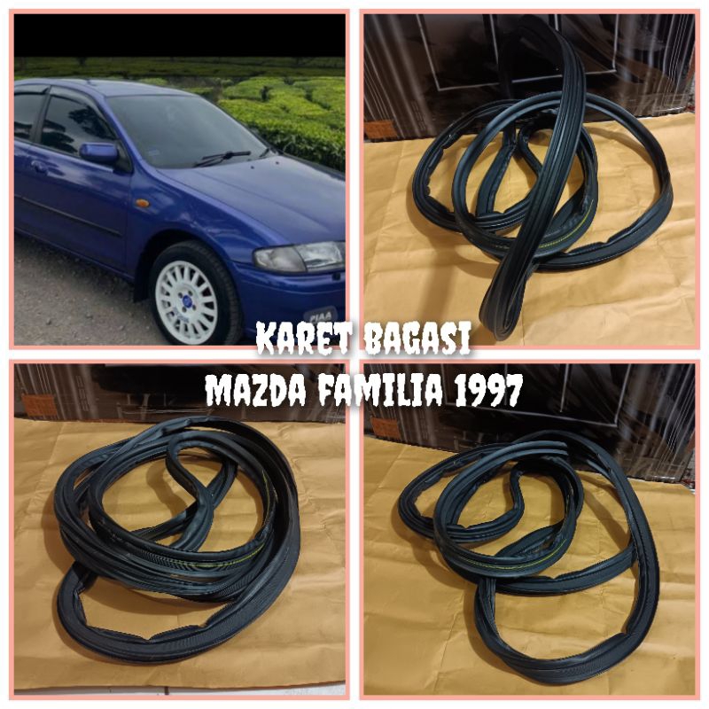 karet bagasi mazda familia 1997