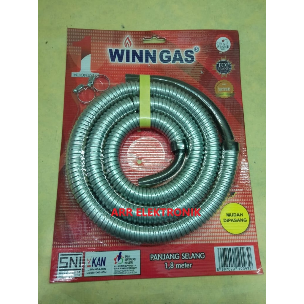 Selang flexibel LPG WINN GAS / selang lpg winn gas