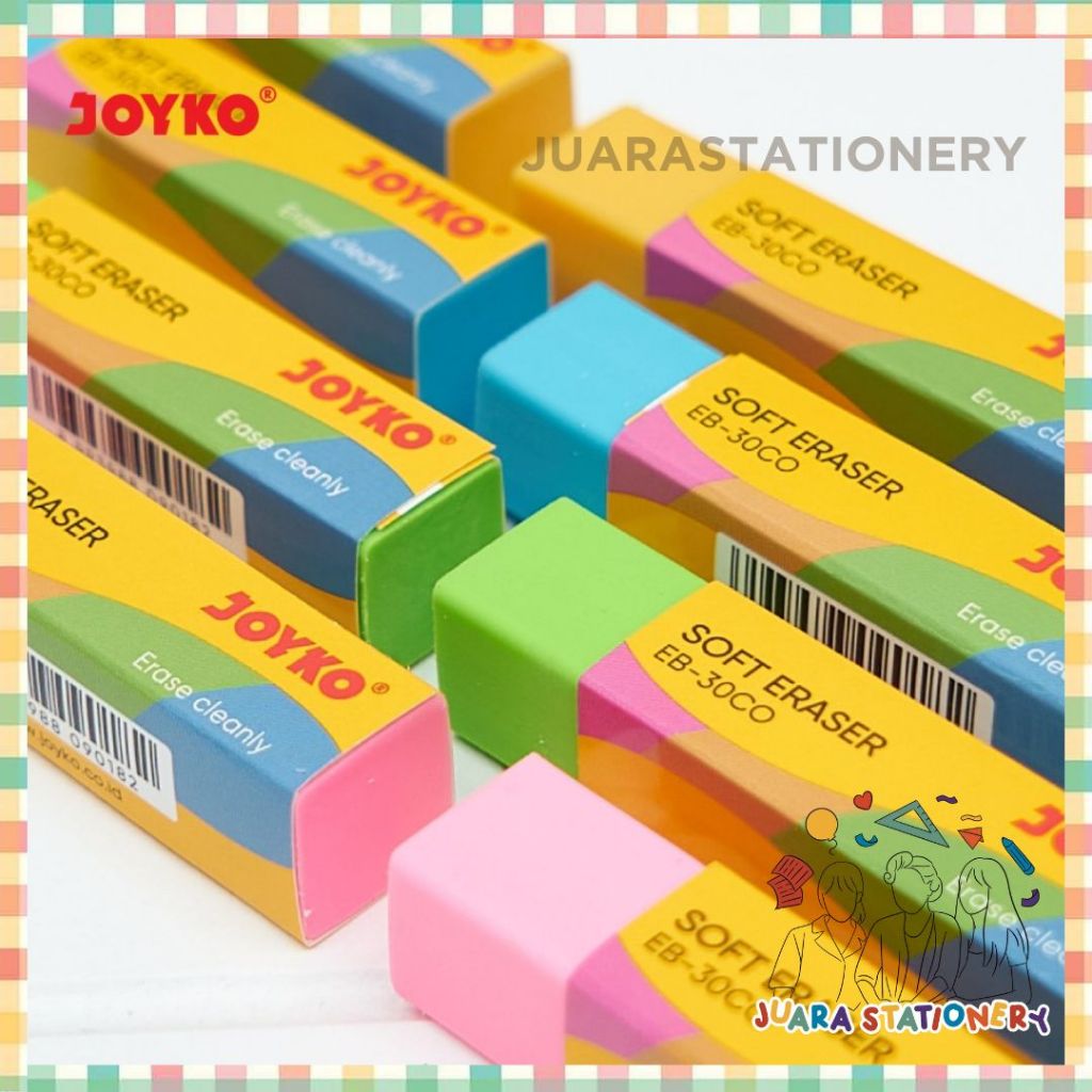 

(218) Penghapus Joyko EB-30CO / Stip Penghapus Setip Eraser