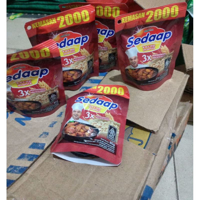 

promooo kecap sedap 2000 warna merah 5pcs