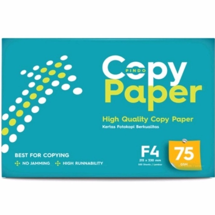 

Terkini Kertas HVS FOLIO 75 gr COPY PAPER R72