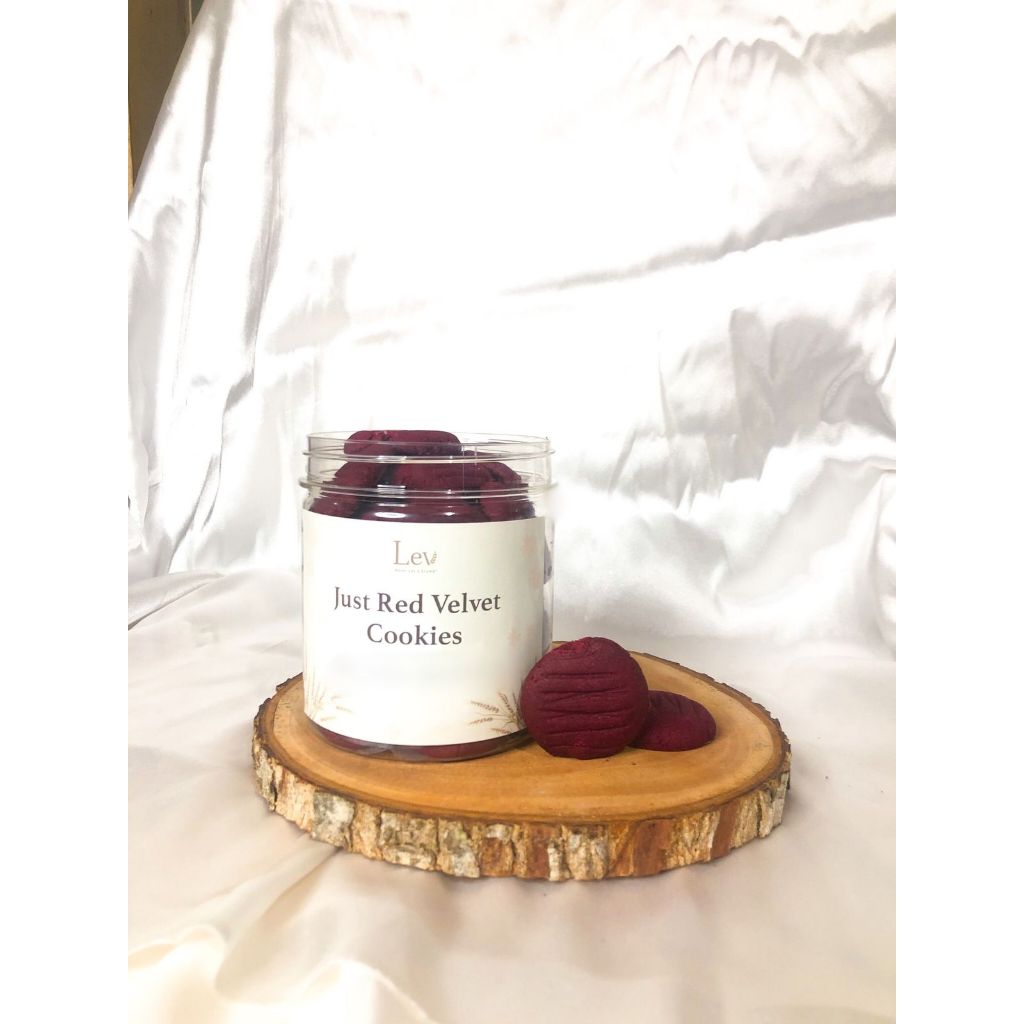 

JUST RED VELVET COOKIES 250 GR / KUE KERING RED VELVET