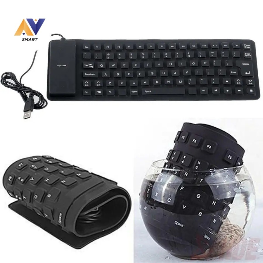 KEYBOARD MINI FLEXIBLE USB KABEL / KEYBOARD KARET