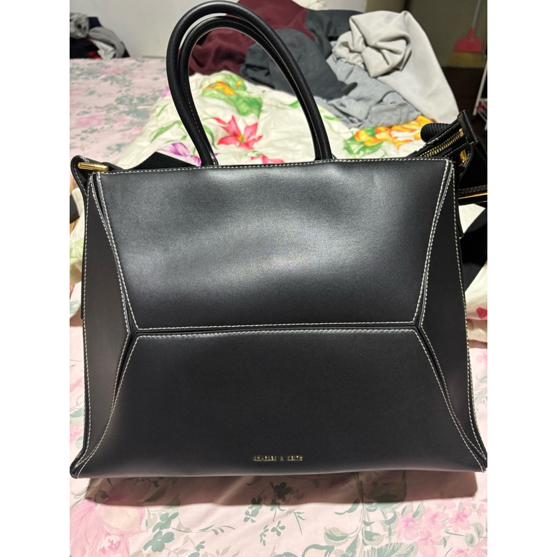 preloved - tas kerja wanita charles and keith original 100%