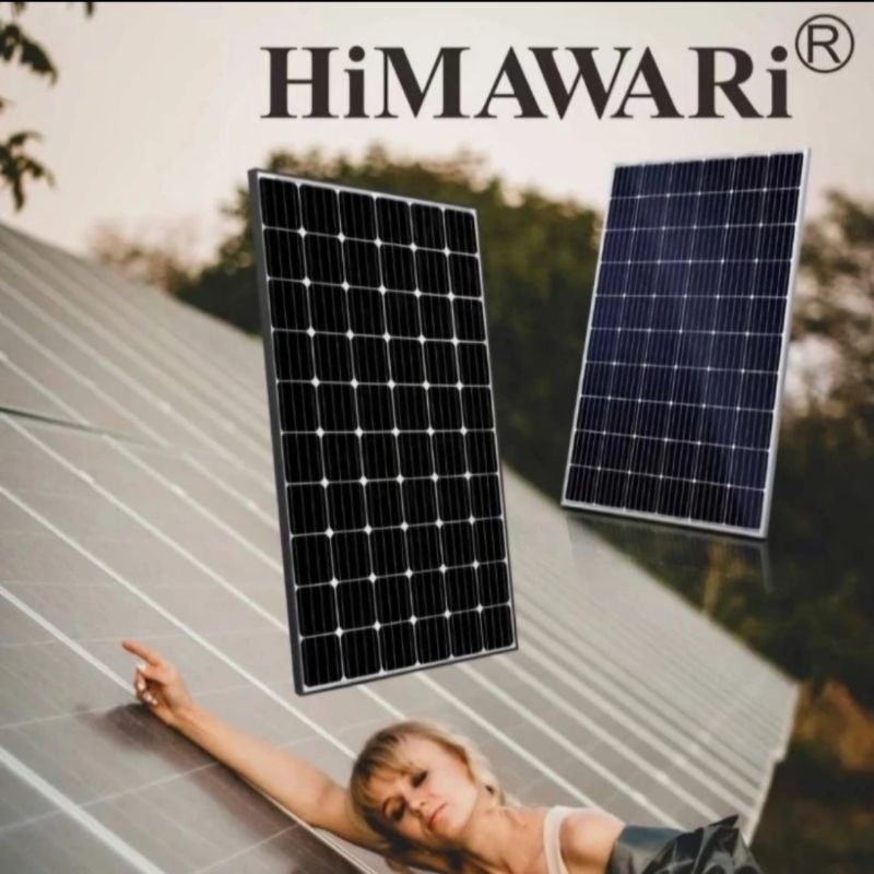 Papan Solar Panel Tenaga Surya 100 WP Mono Himawari